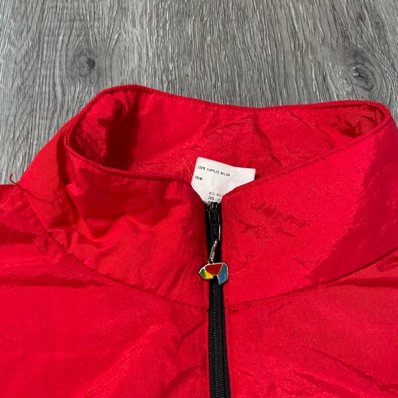 Vintage 80s Bellwether Quarter Zip Nylon Jacket L - Picture 3 of 13